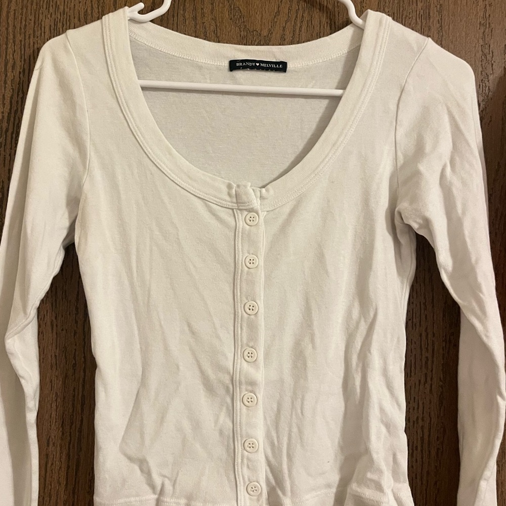 Brandy Melville White long sleeve
